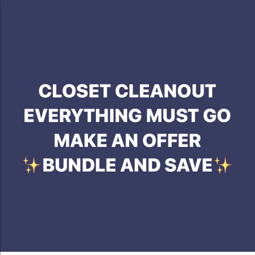 CLOAET CLEAN OUT!!